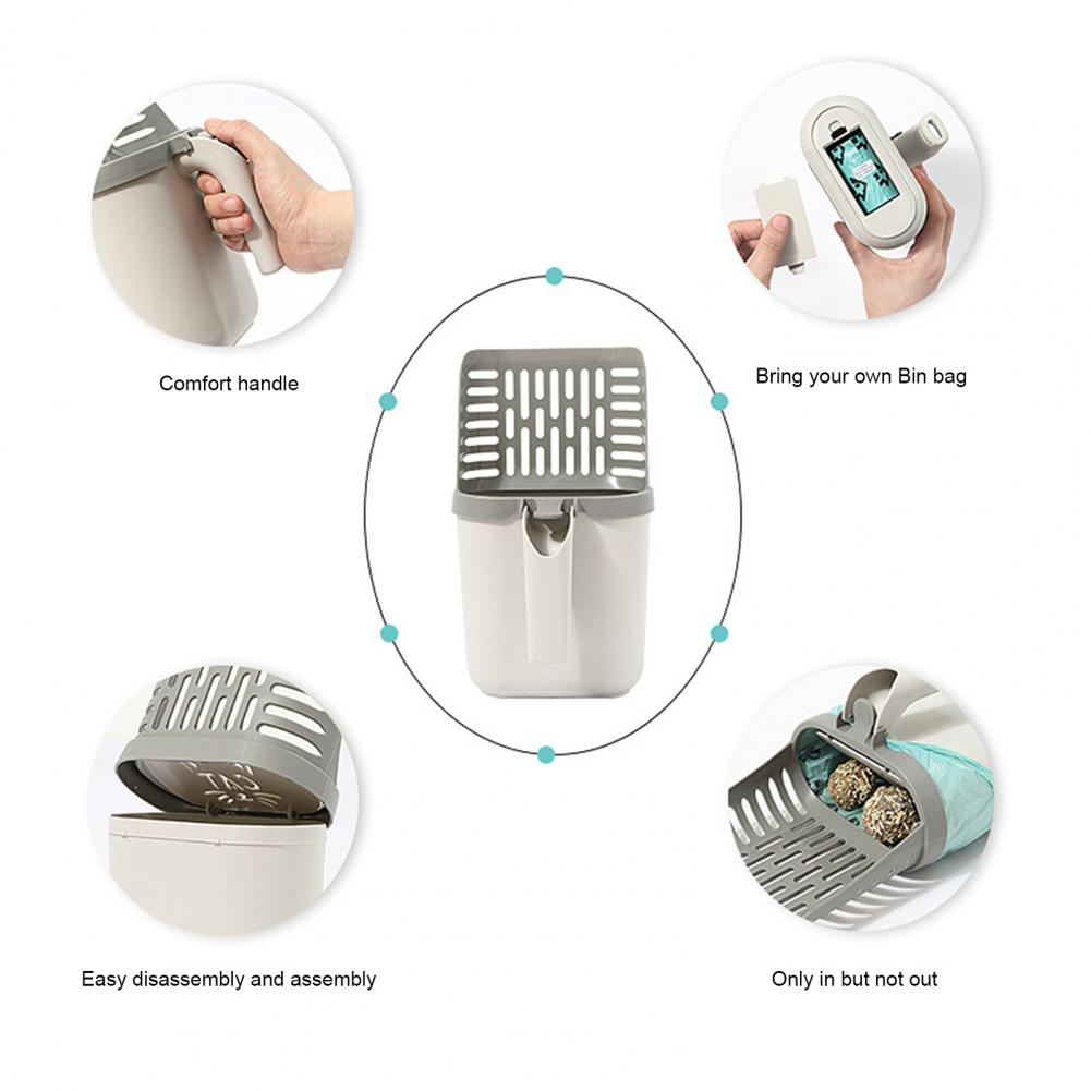 PetCove Cat Litter Shovel Set with Waste Bags