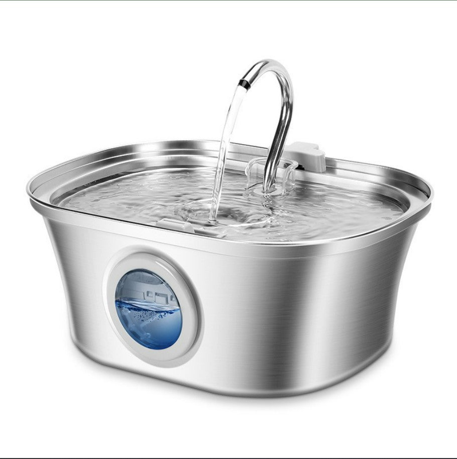 PetCove 3.2L Stainless Steel Cat Water Fountain
